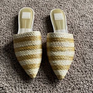 Dolce vita Ezra raffia mule size 7.5